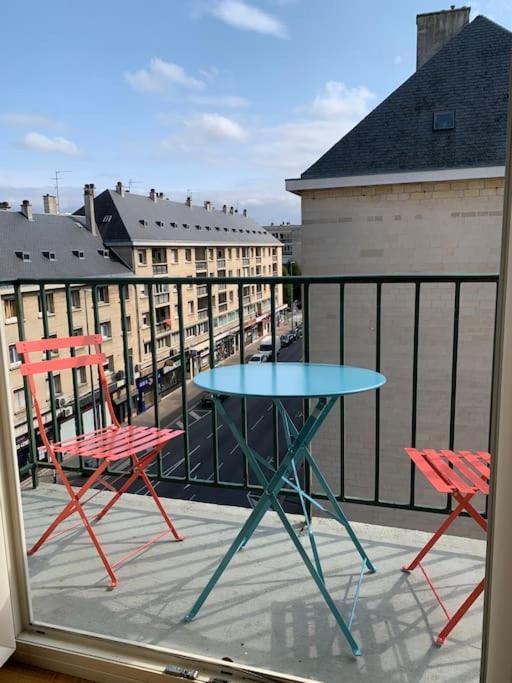 Appart 90M2 Lumineux, Centre, Vue Eglise Penchee カーン エクステリア 写真