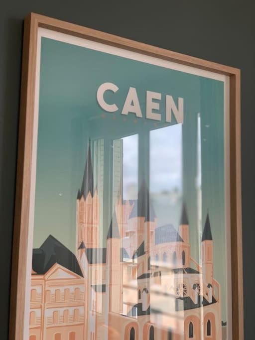 Appart 90M2 Lumineux, Centre, Vue Eglise Penchee カーン エクステリア 写真
