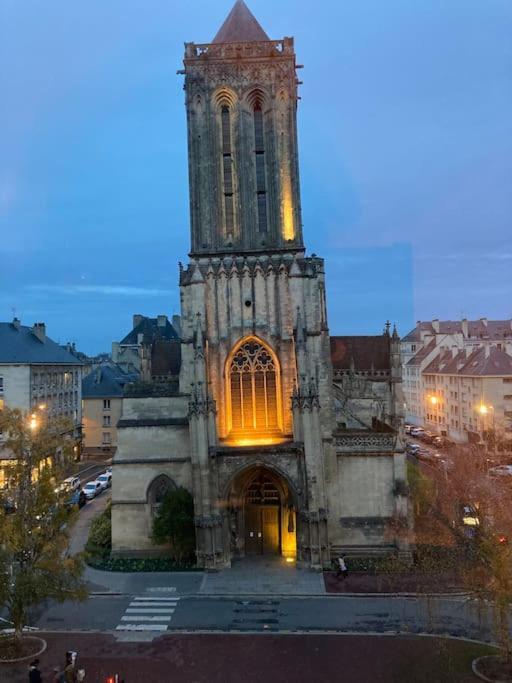 Appart 90M2 Lumineux, Centre, Vue Eglise Penchee カーン エクステリア 写真